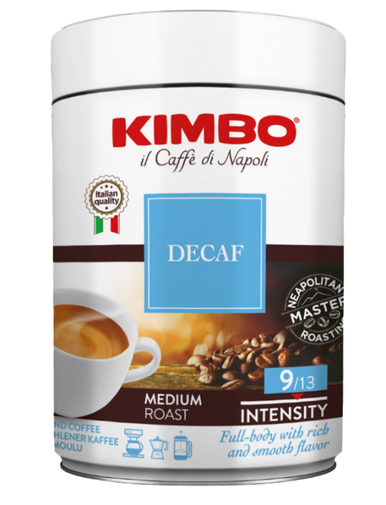 KIMBO Decafeinato 250g gemahlen