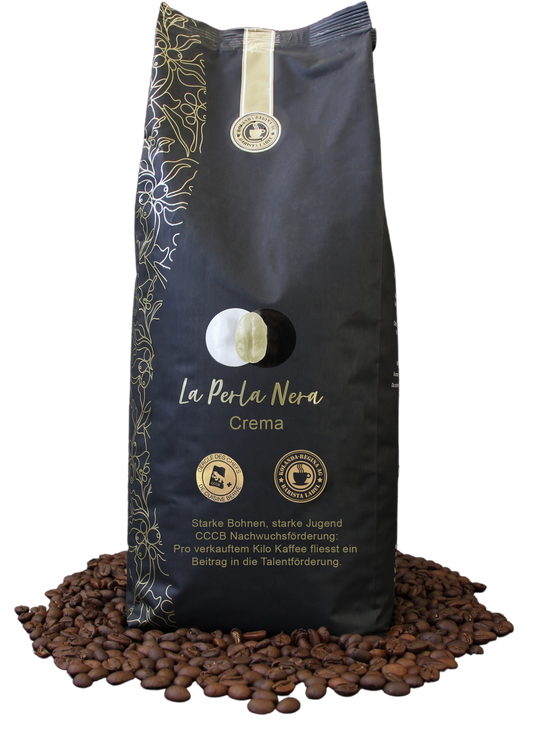 La Perla Nera Crema CCCB 1kg Bohnen