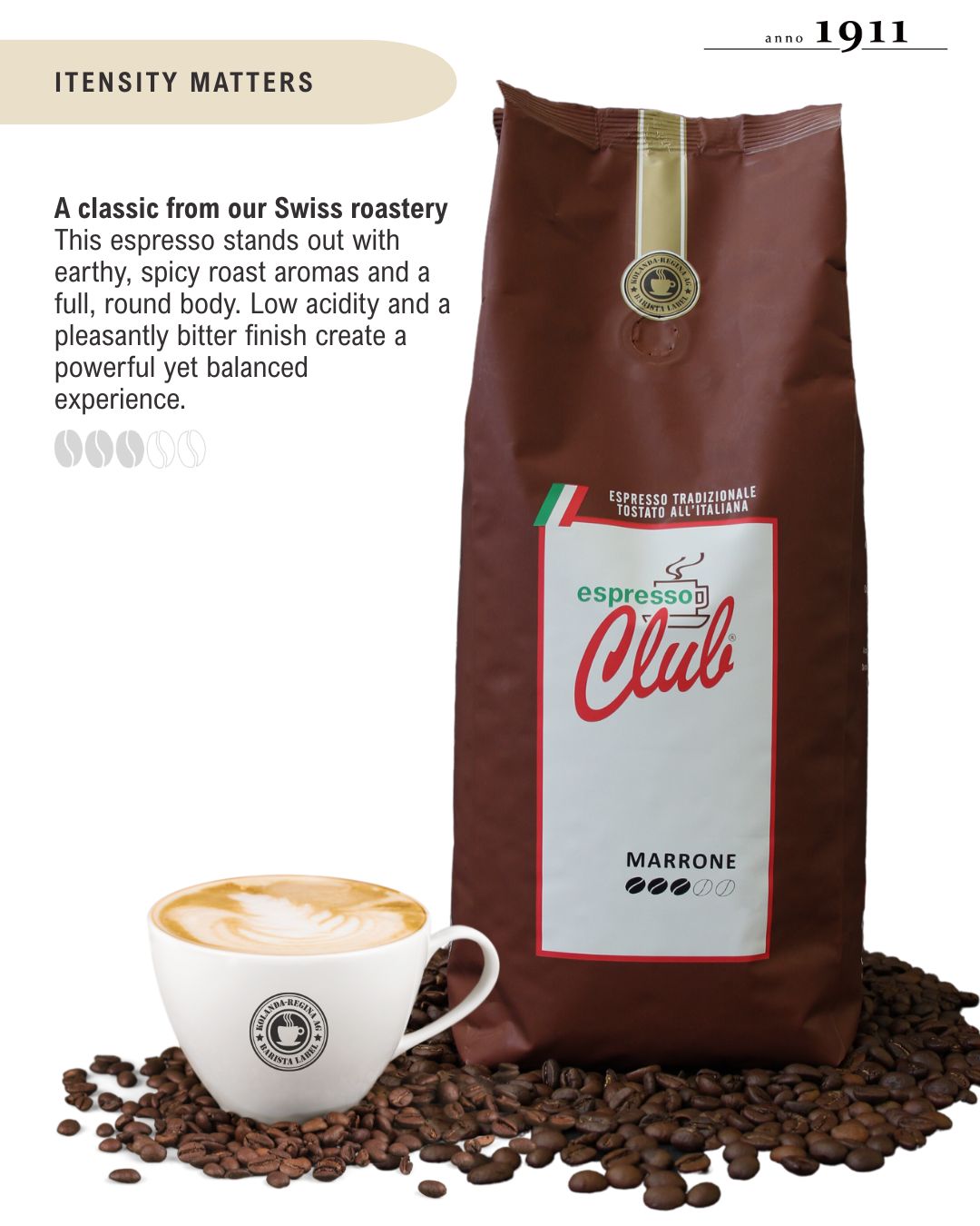 ALD1 シンロン XINLONG NO COFFEE F＆B Espresso Club MARRONE 1kg Bohnen – Kolanda-Regina