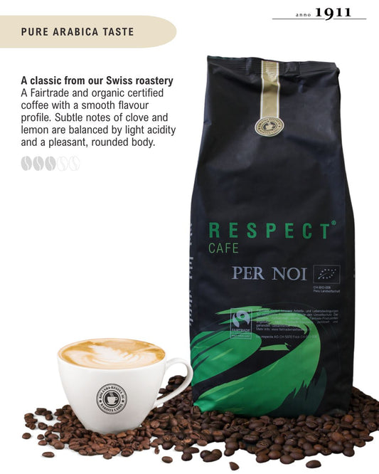 Café Respect PER NOI Bio/Fairtrade Bohnen