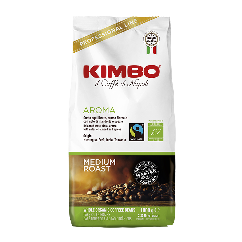 KIMBO Bio Organic 1kg Bohnen
