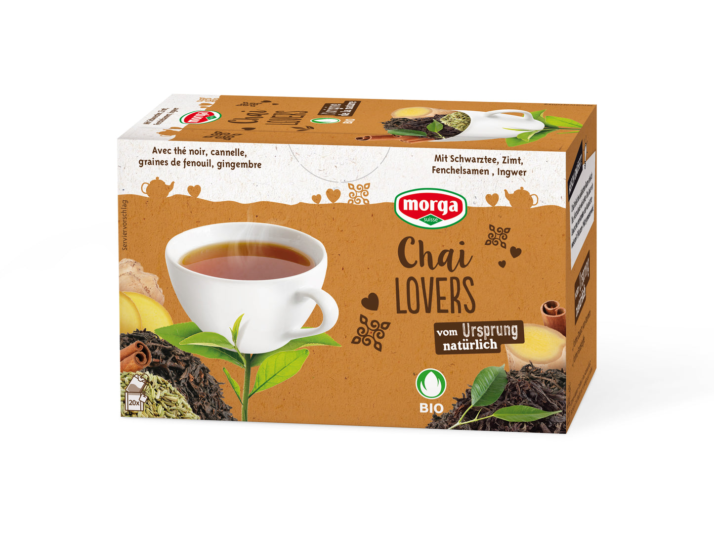 Morga Chai Lovers Tee Bio m/H Knospe