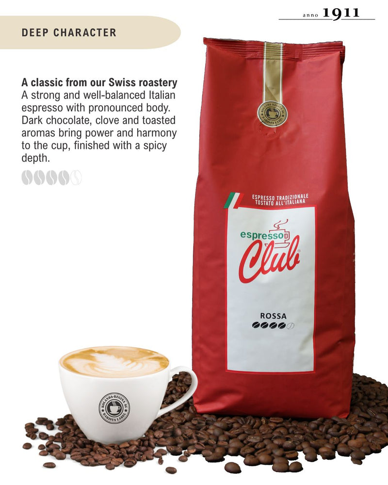 Espresso Club ROSSA 1kg Bohnen