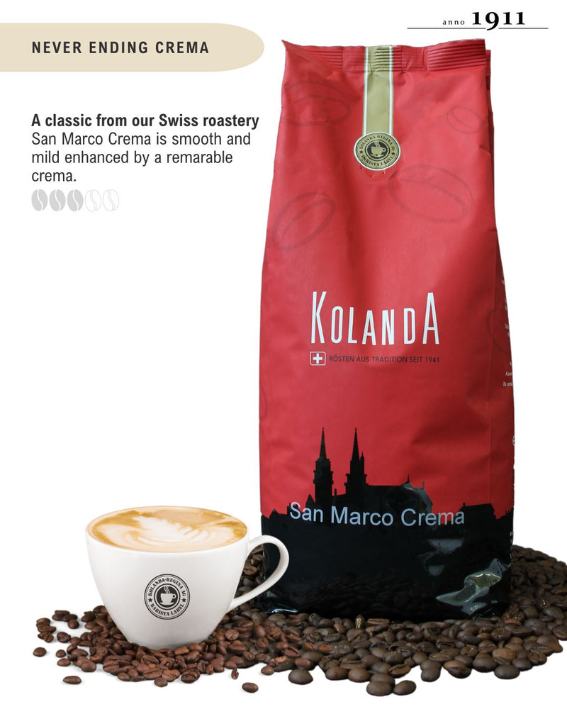 Kolanda SAN MARCO CREMA 1kg Bohnen