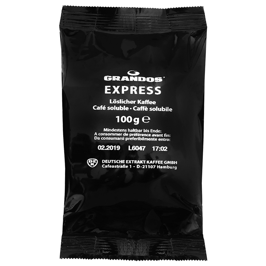 GRANDOS Express löslicher Kaffee – Kolanda-Regina