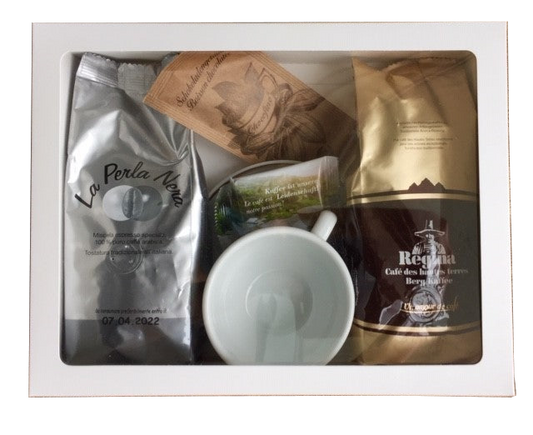 schenken Sie aus Freude - Kaffeebox