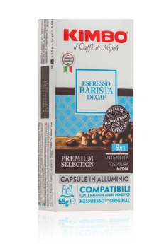 KIMBO Espresso Barista Decaf Alu, 10 Nespresso (R) Caps